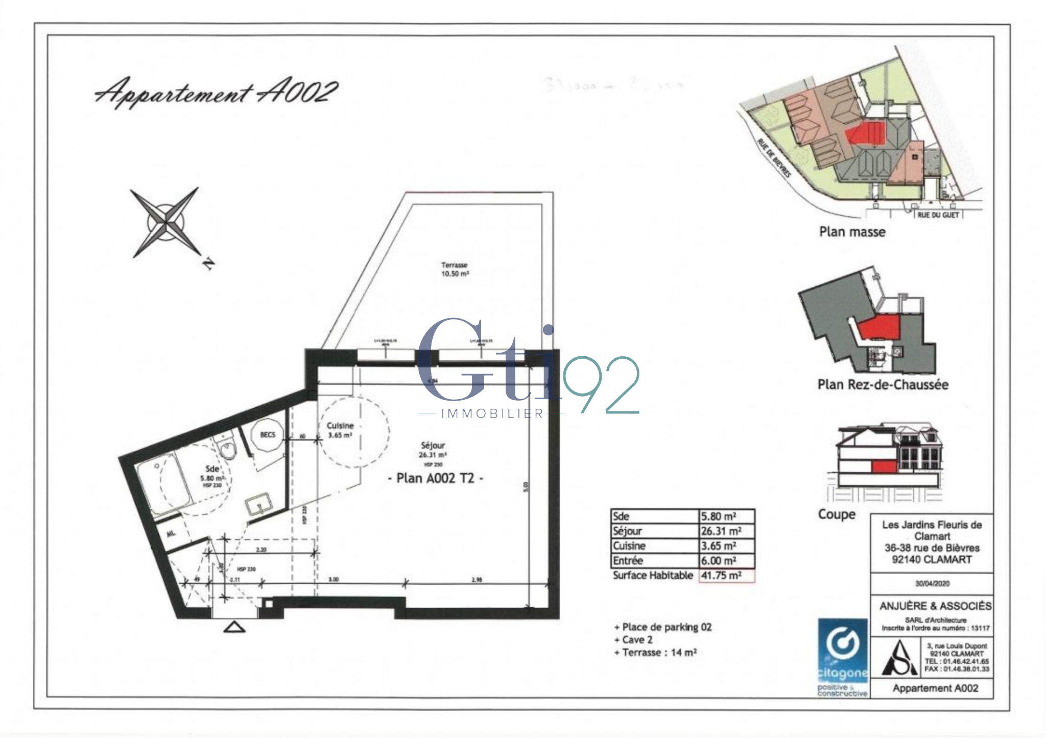 vente LES JARDINS FLEURIS DE CLAMART